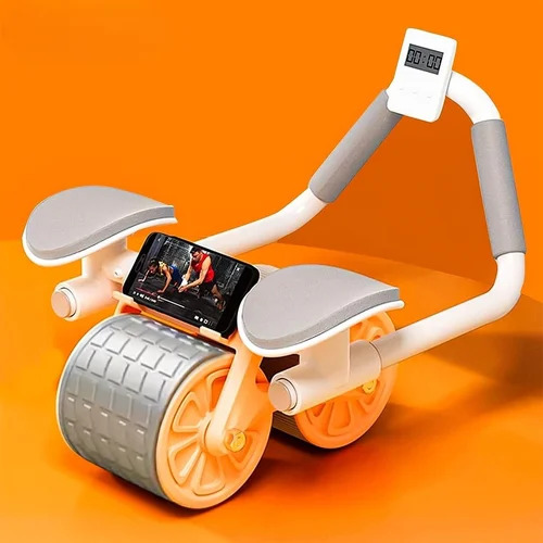 automatic rebound abdominal wheel kit with elbow support and timer new auto rebound ab roller wheel 500x500